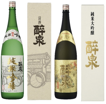 純米大吟醸 醉泉(1.8L)&純米吟醸 醉泉(1.8L)2本セット