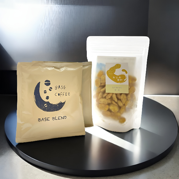 おまめ日和檸檬 & BASE COFFEE set