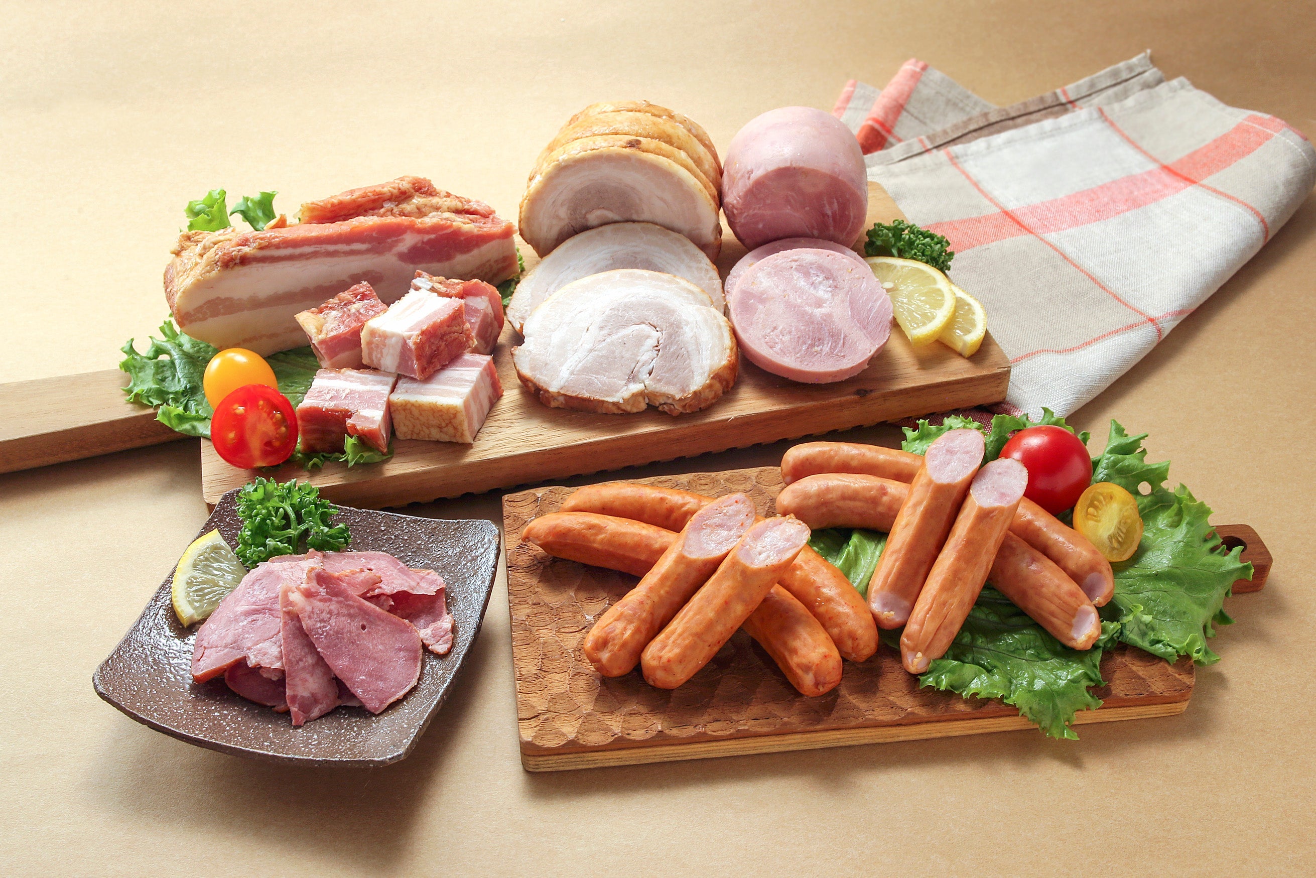 【BRUNO】コンパクトホットプレート&恵那峡フレッシュハムセット