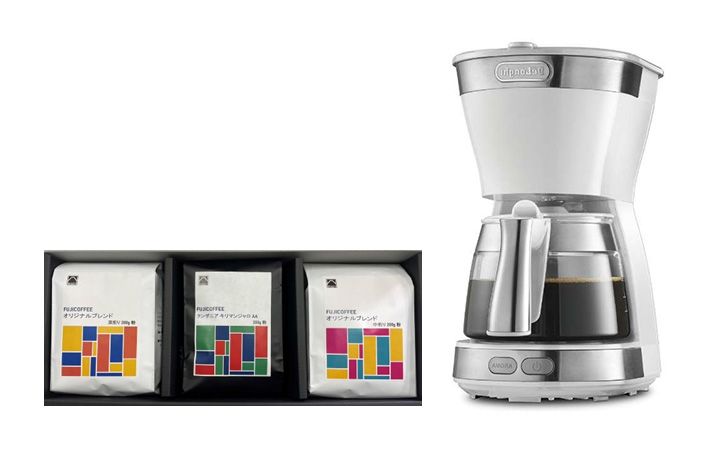Delonghi ドリップコーヒーメーカー&レギュラーコーヒーセット