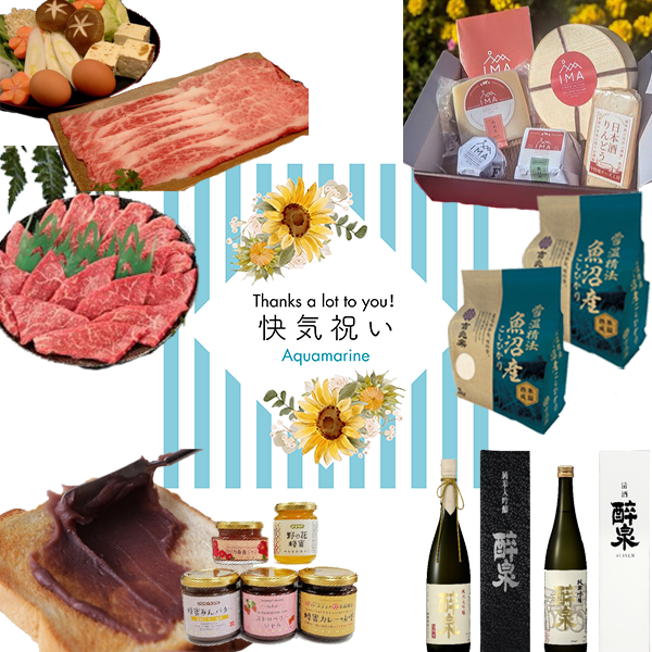 快気祝い|アクアマリン 《カード式ギフト》