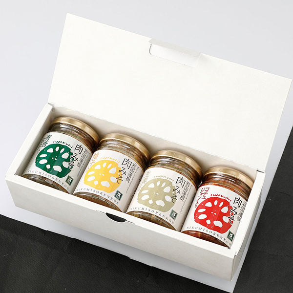 岩国蓮根肉味噌4種セット