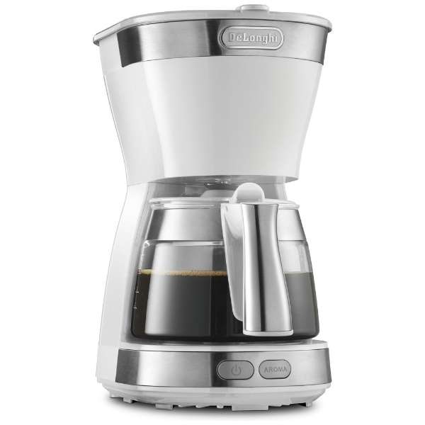 Delonghi ドリップコーヒーメーカー アクティブ シリーズ 　白